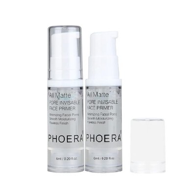 2 Pack PHOERA Face Primer,Magical Perfecting Base Face Mattifying Primer Anti...