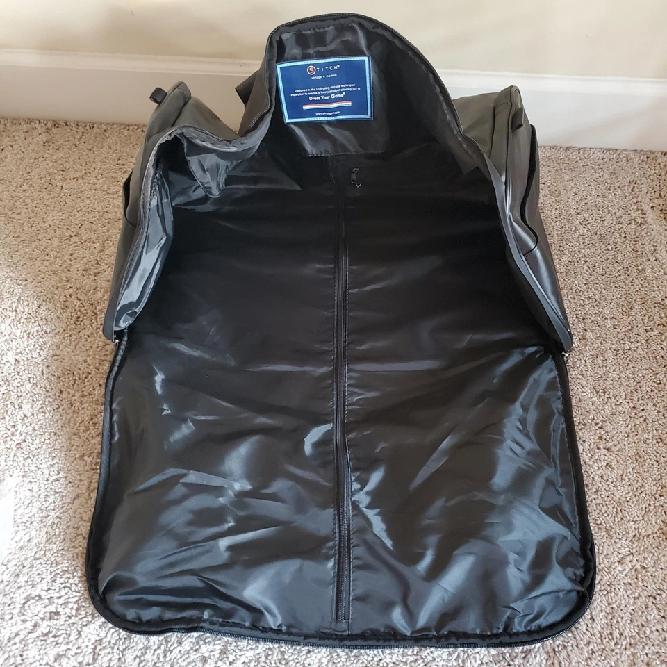 Bolsa de ropa Stitch Golf Ultimate bolsa de lona 2 en 1 correa extraíble negra Foto 2 de 4