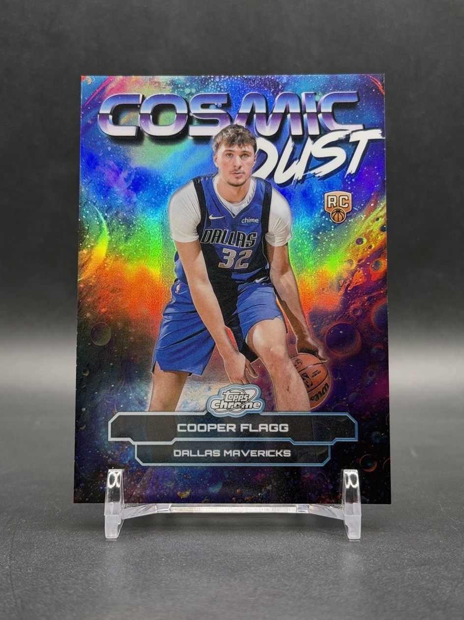 2025-26 Topps Chrome Cosmic Cooper Flagg RC Cosmic Dust SSP CASE HIT🔥 Mavericks