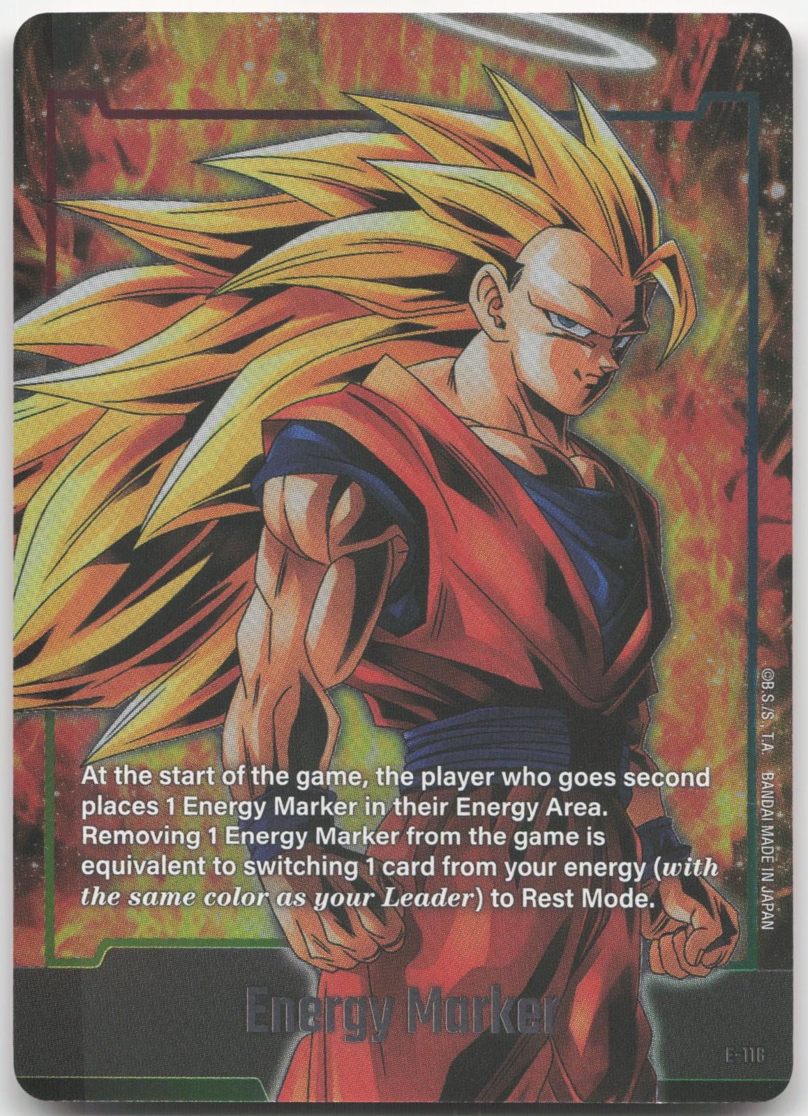 Energy Marker (E-116) E-116 None Fusion World Energy Markers DBS Holo Near Mint
