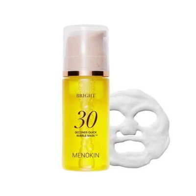 MENOKIN 30 Seconds Quick Bubble Mask Bright 95ml k-beauty