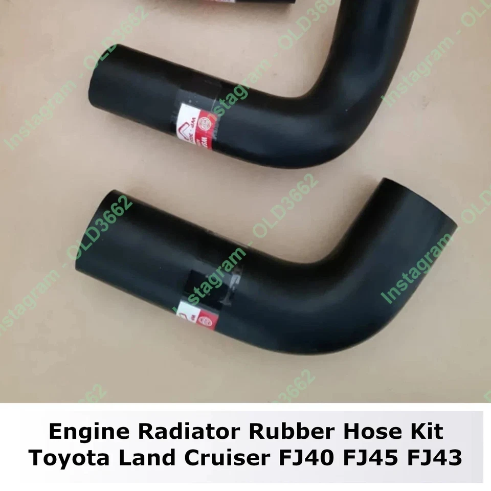 Kit de goma de manguera de radiador para Toyota Land Cruiser FJ40 FJ45 FJ43 FJ55 16571-60090 Foto 4 de 4