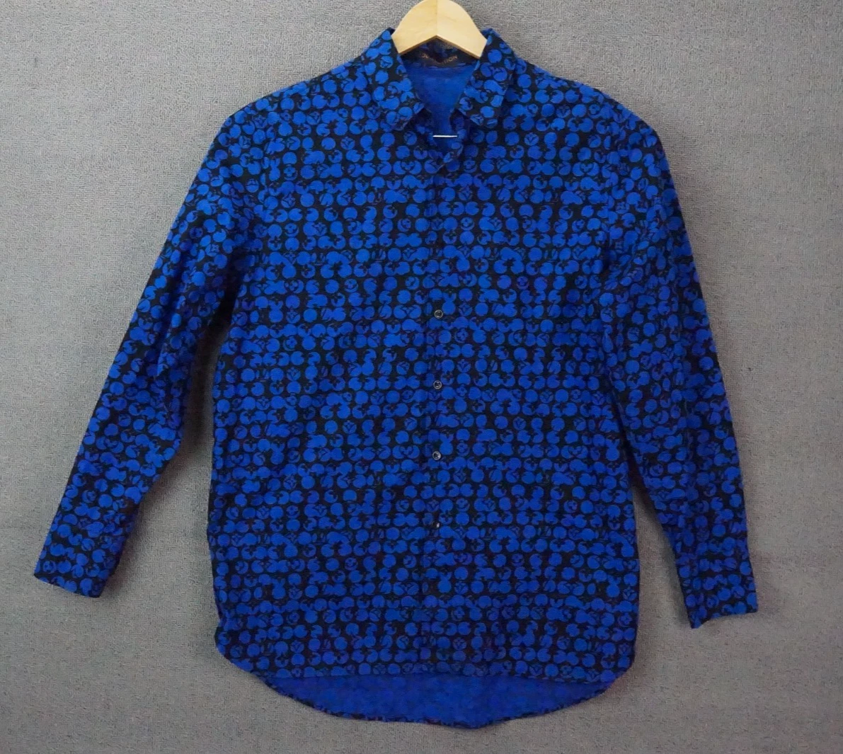 Louis Vuitton Cotton Long Sleeve Casual Button-Down Shirts for Men