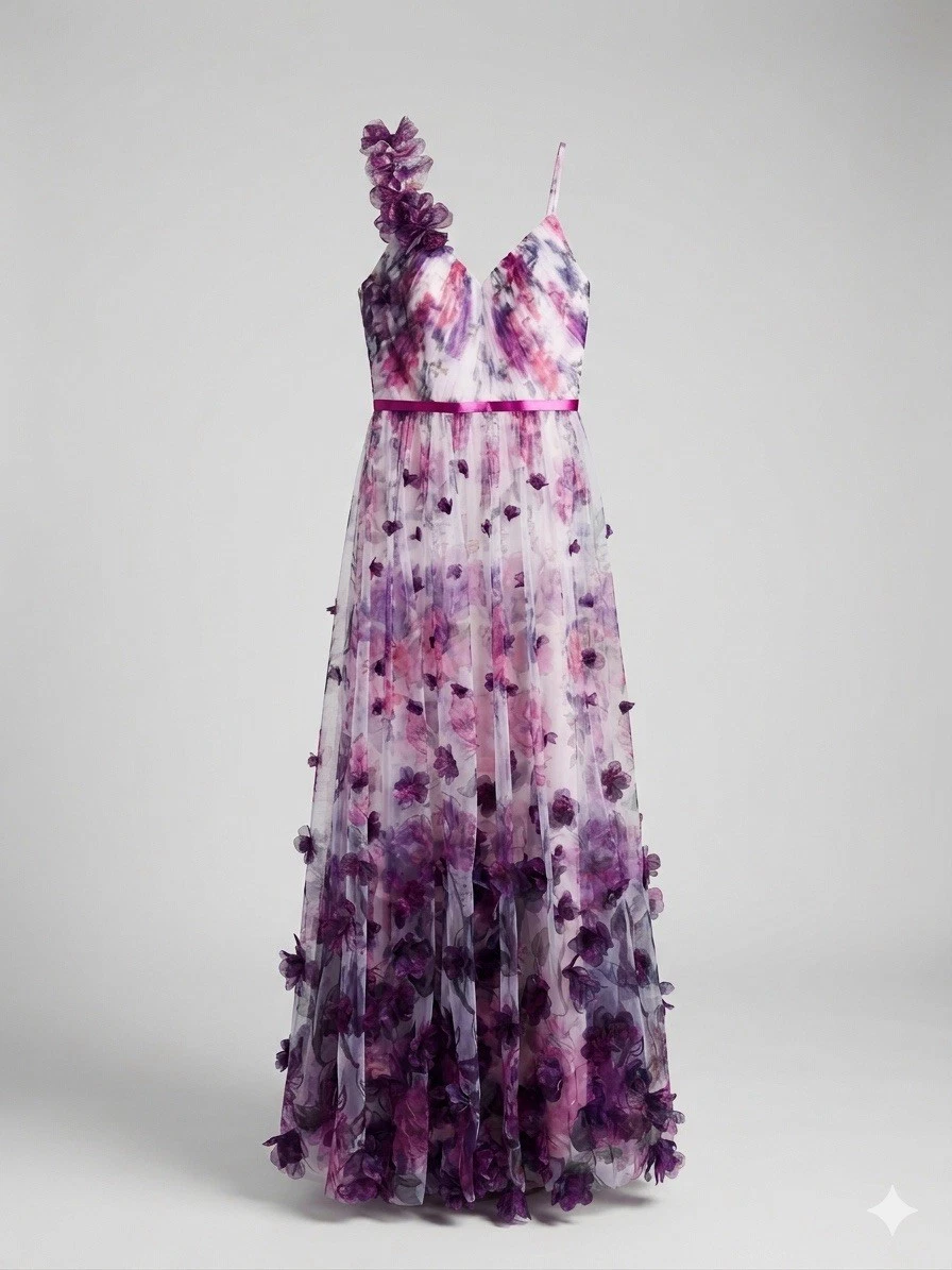 marchesa evening dresses sale Marchesa Notte Strapless Printed Mikado Ball Gown