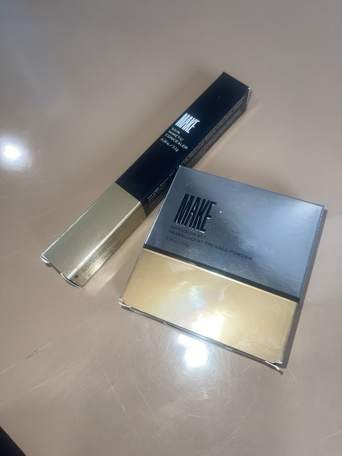 MAKE BEAUTY DIFFUSION SET Translucent Pressed Powder, mimetic concealer *new**