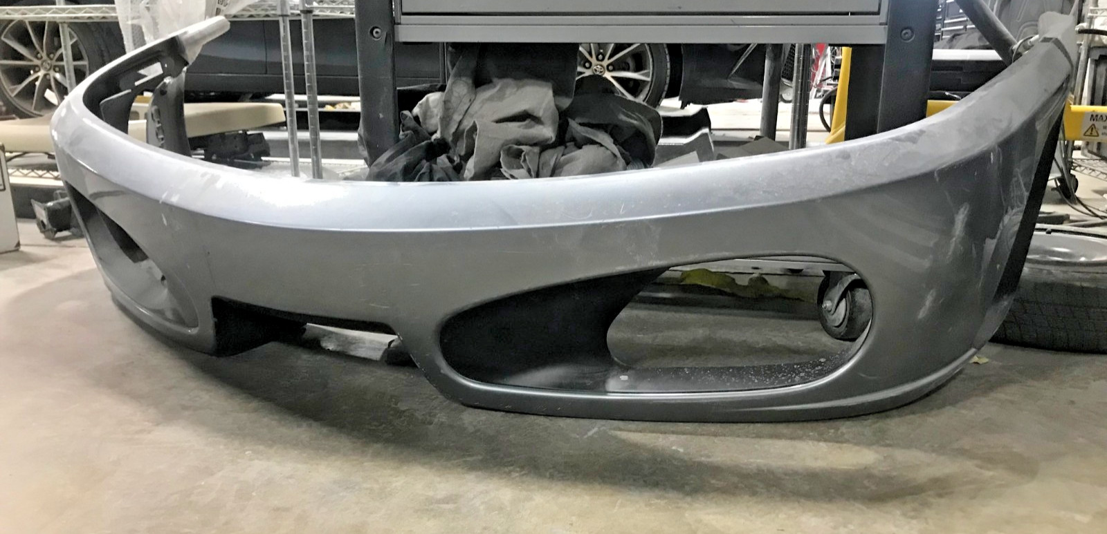 OEM Ferrari F430 Front Bumper Cover Fascia Gray Silver 83111210 Core