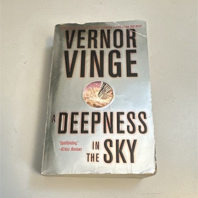 Vernor Vinge A Deepness in the Sky Paperback Science Fiction Novel Tor Books