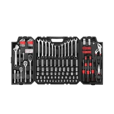 248-Piece Mechanics Tool Set with Sockets and Wrenches in Storage Case