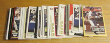 Mark Loretta Lot of 55 Trading Cards w/4 INSERTS & 1 #'d MLB Padres, Red Sox