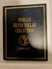 Empty Morgan Silver Dollar Collection Album 1878-1921 with COA
