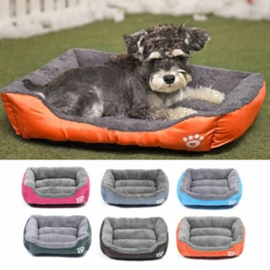 Pet Lit de chat chien lavable Puppy Nest dormant Pad House Mat chaud doux Kennel