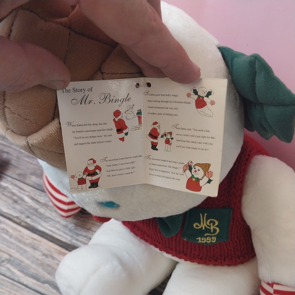 Large 1999 Mr Bingle Plush 25” New Orleans Maison Blanche