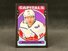 2021-22 UD O-PEE-CHEE OPC HOCKEY NICKLAS BACKSTROM #45 BLACK PARALLEL 57/100