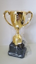 New Plastic Reward Trophy Plastic Kids Prize Cup 7.25"H x 4.25"