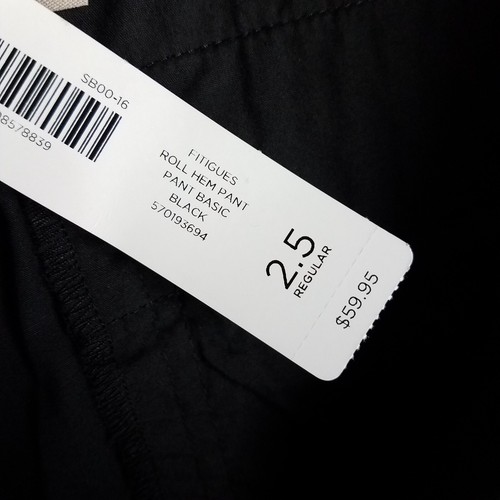 NEW Chico's Pants Women's 2.5/ Large Black Crop Rolled Hem Elastic Waist Casual - Picture 13 of 14
