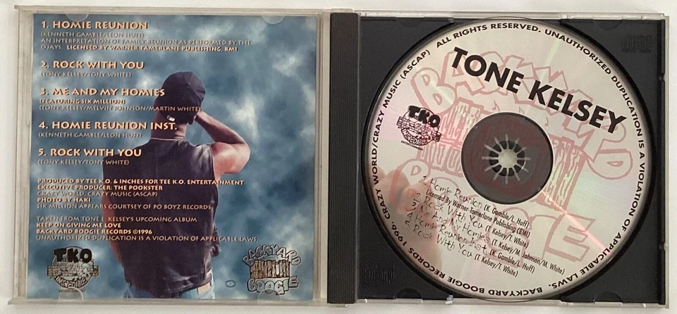 SEALED Tone Kelsey - Homie Reunion (CD 1996) Underground R&B Eazy-E Ruthless NWA - Image 3 of 3