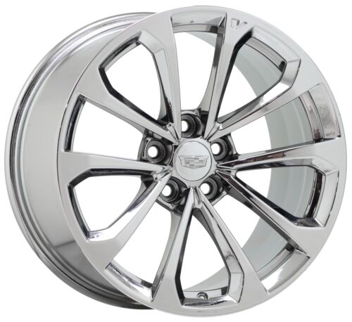 18x9" Cadillac ATS-V Bright Chrome wheel Factory OEM GM 4766