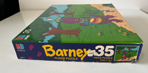 Vintage 1993 Barney Floor Puzzle 35 Pieces *COMPLETE* 17 X 22 Age 4-6 - Picture 7 of 8