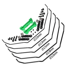 GPM Alum 7075 Alloy F& R Sway Bar Mount w/ Linkage & Wire Green for Maxx Slash