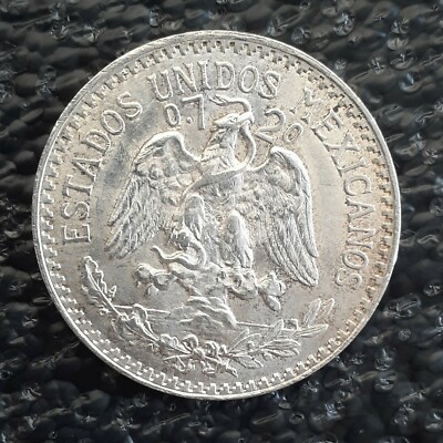 1944 Mexico 50 Cent Silver Brilliant Uncirculated 0720 silver | eBay