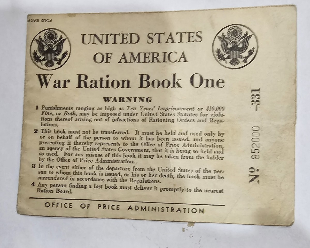 Red Stamps Ration Ww2 Us Ration Stamps