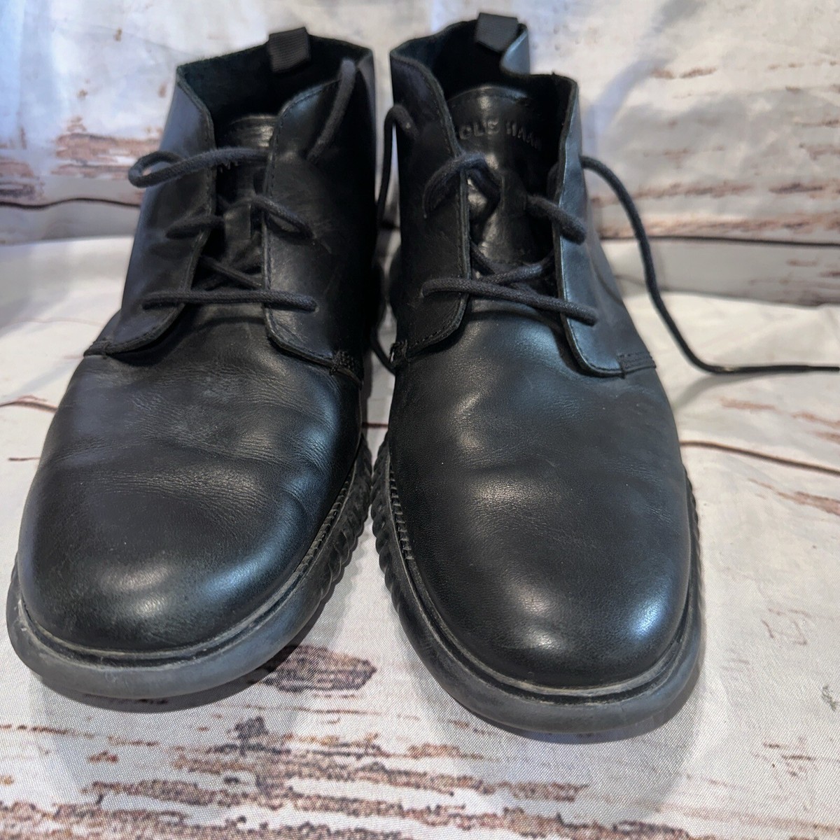 Cole Haan Men's 2.ZeroGrand Chukka Boot Black Style C26198 | eBay
