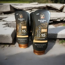 Australian Gold Instant Bronzer SPF 15 Sunscreen Spray Gel 8 fl oz 2pk