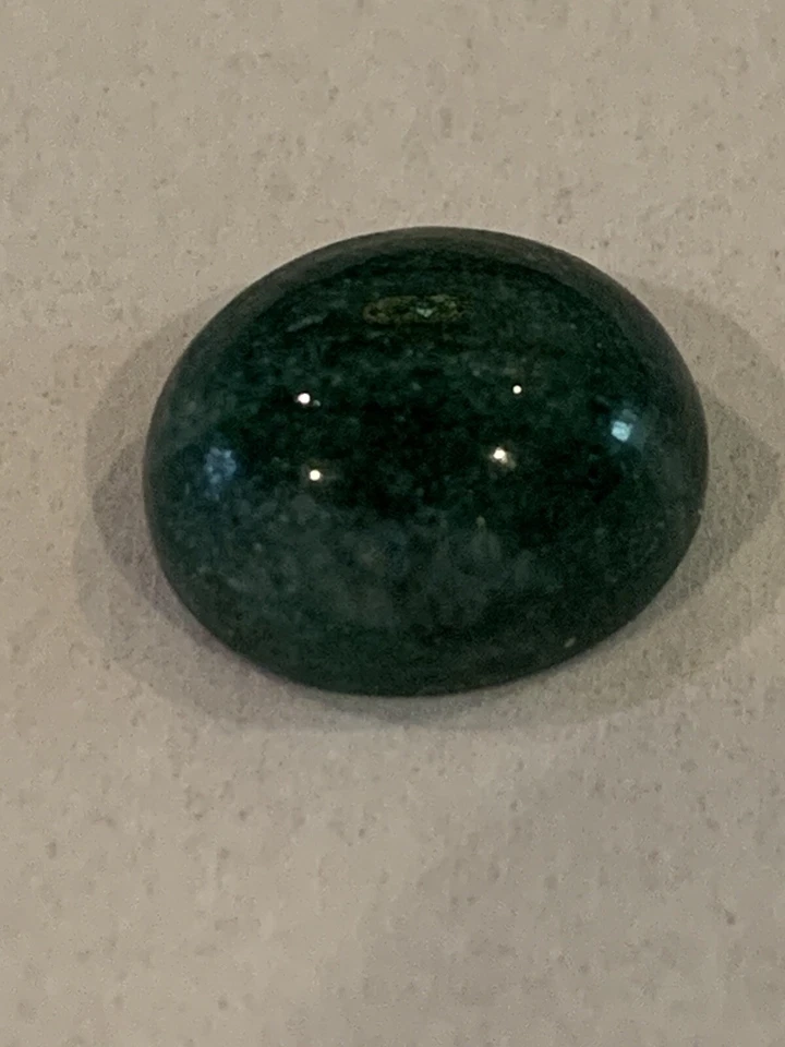 Green Aventurine Loose Gemstone 7.22 ct. Oval Cabochon - Image 2 of 4