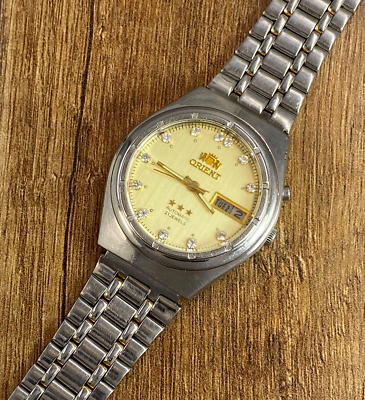 Orient 3 star vintage automatic 21 jewels Japan mens watch | eBay