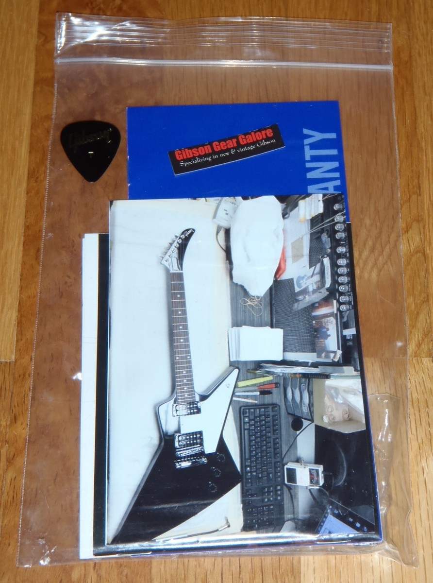 即発送 gibson explorer 純正バッグ ワランティーカード付き Gibson Explorer Manual Case Candy Warranty Wrench COA Guitar Parts