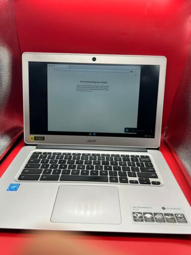 Acer CB3-431-12K1 14" Chromebook - Silver - Picture 1 of 7