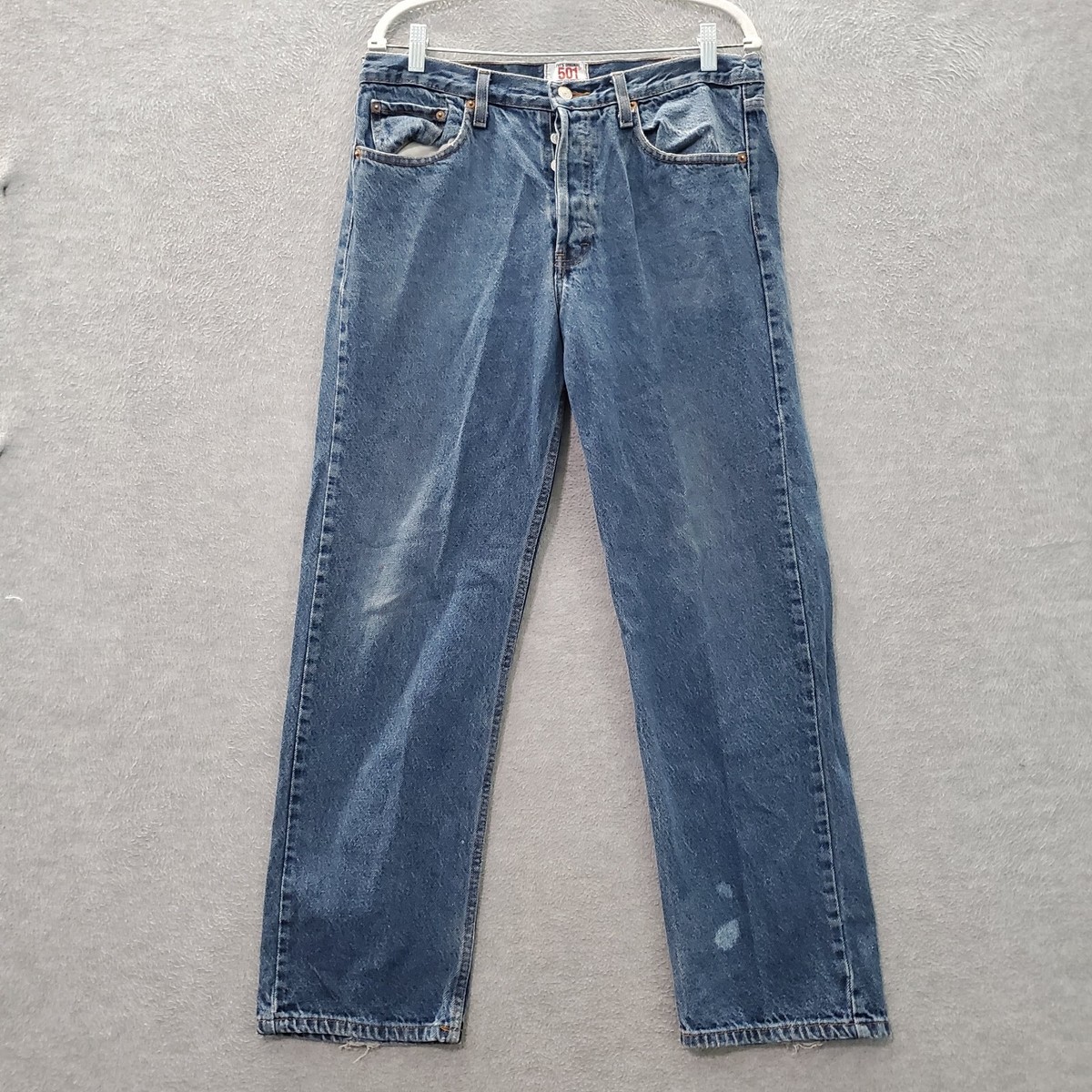 パンツ 90s levis 501 made in usa w34 L33 VINTAGE Levi's 501 Men Jeans 34x29 Blue Denim Straight