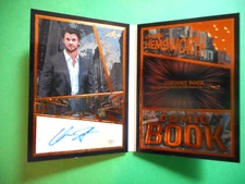 Chris Hemsworth Auto 2024 Leaf History Book Pop Comic Book Card CB-CH1 #/20