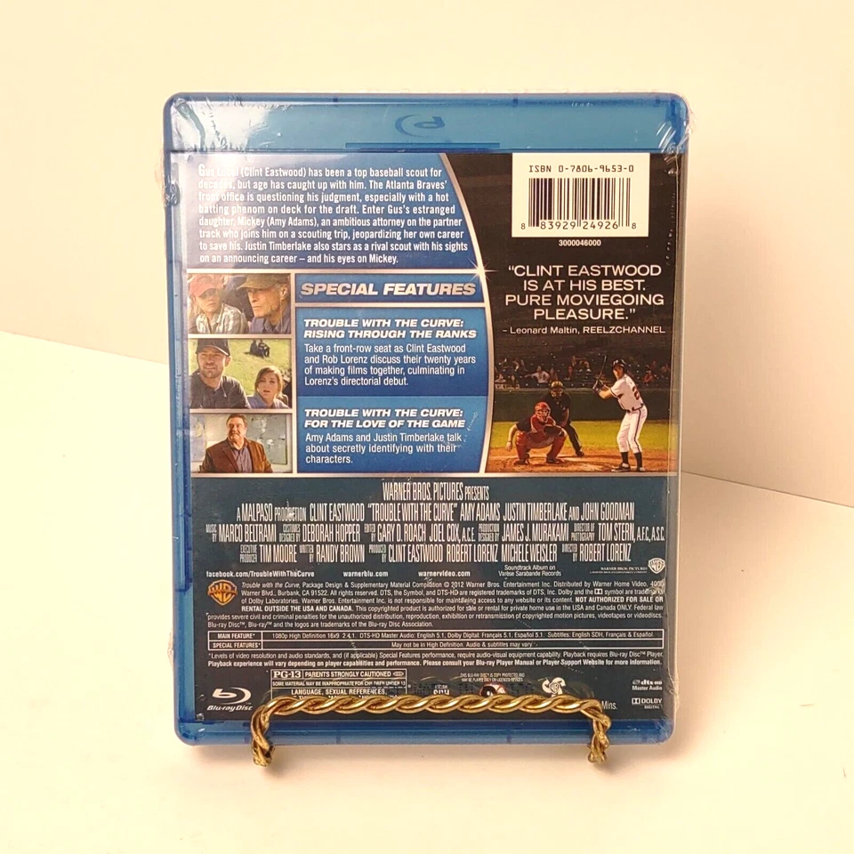 Clint Eastwood Trouble With The Curve Whatever Life Throws At You New Sealed - Image 2 of 2