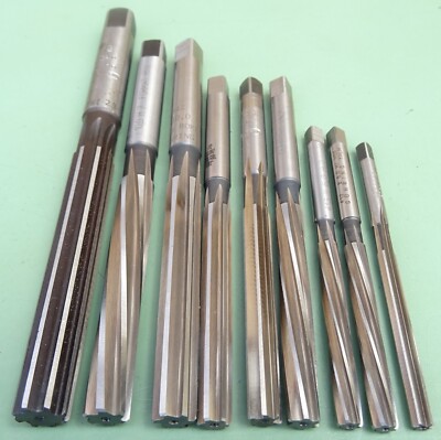HSS Reibahle Ø 2 2,5 3 4 5 5,5 6 6,7 7 8 9 10 mm Handreibahle D9 E8 F8 H7 H8 K7