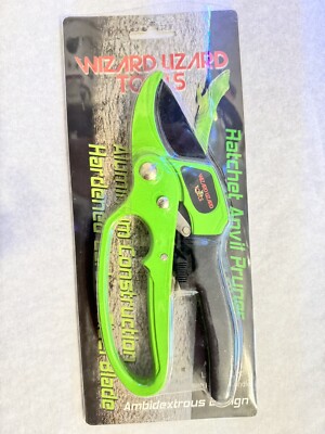 Gardening Shears: Wizard Lizard Tools Ratchet Anvil Pruner
