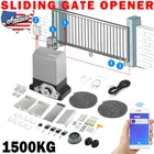 3300LB Automatic Sliding Gate Opener with APP Remote 4 Control & Keypad & Chain