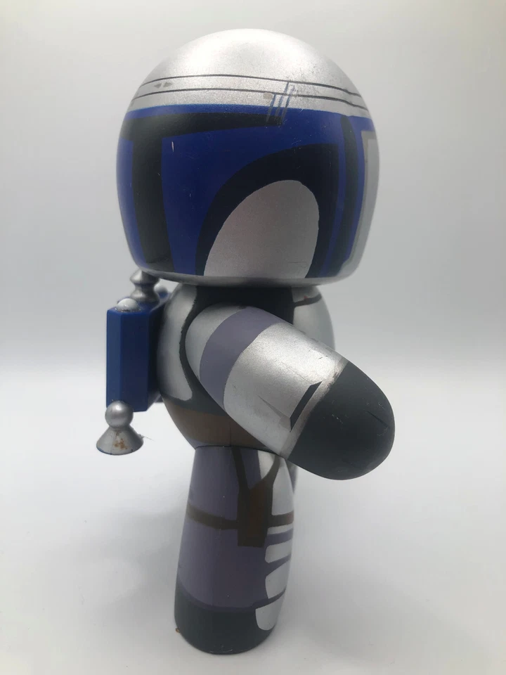 Figura de acción Star Wars Jango Fett - Mighty Muggs 2008 Hasbro 6" War Foto 4 de 4