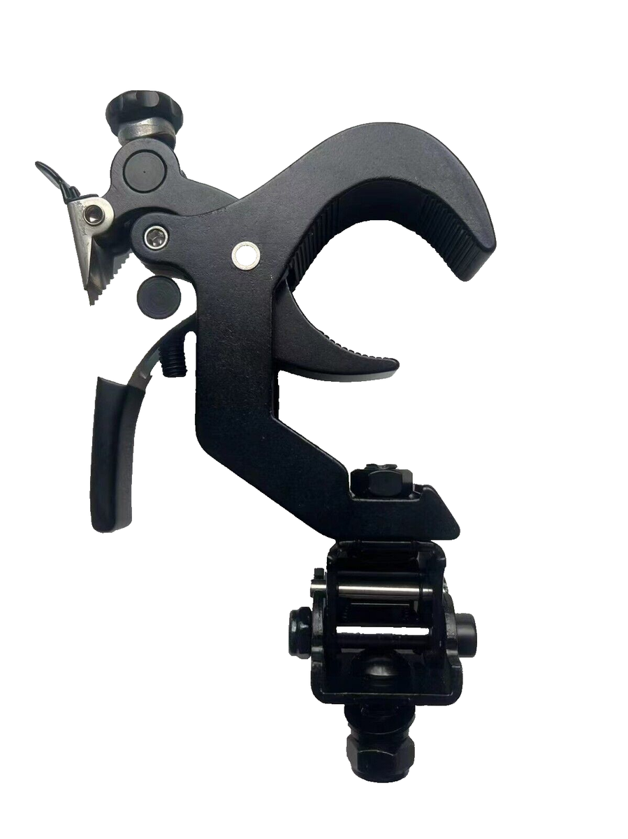 Lot De 10 Pinces (clamp) Pour Projecteurs DJ - Charge 700kg, Rotation 360°, Aluminium, Argenté