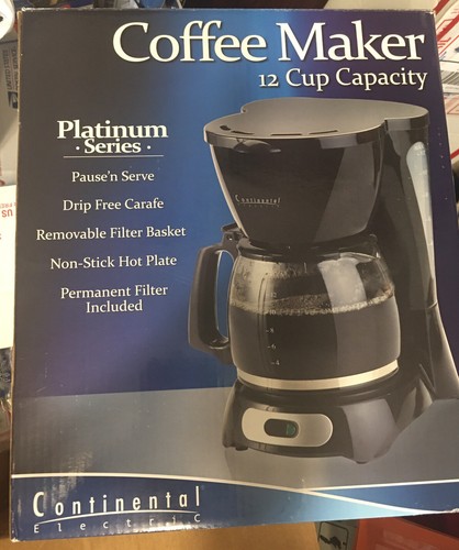 CONTINENTAL ELECTRIC 12CUP coffee maker 