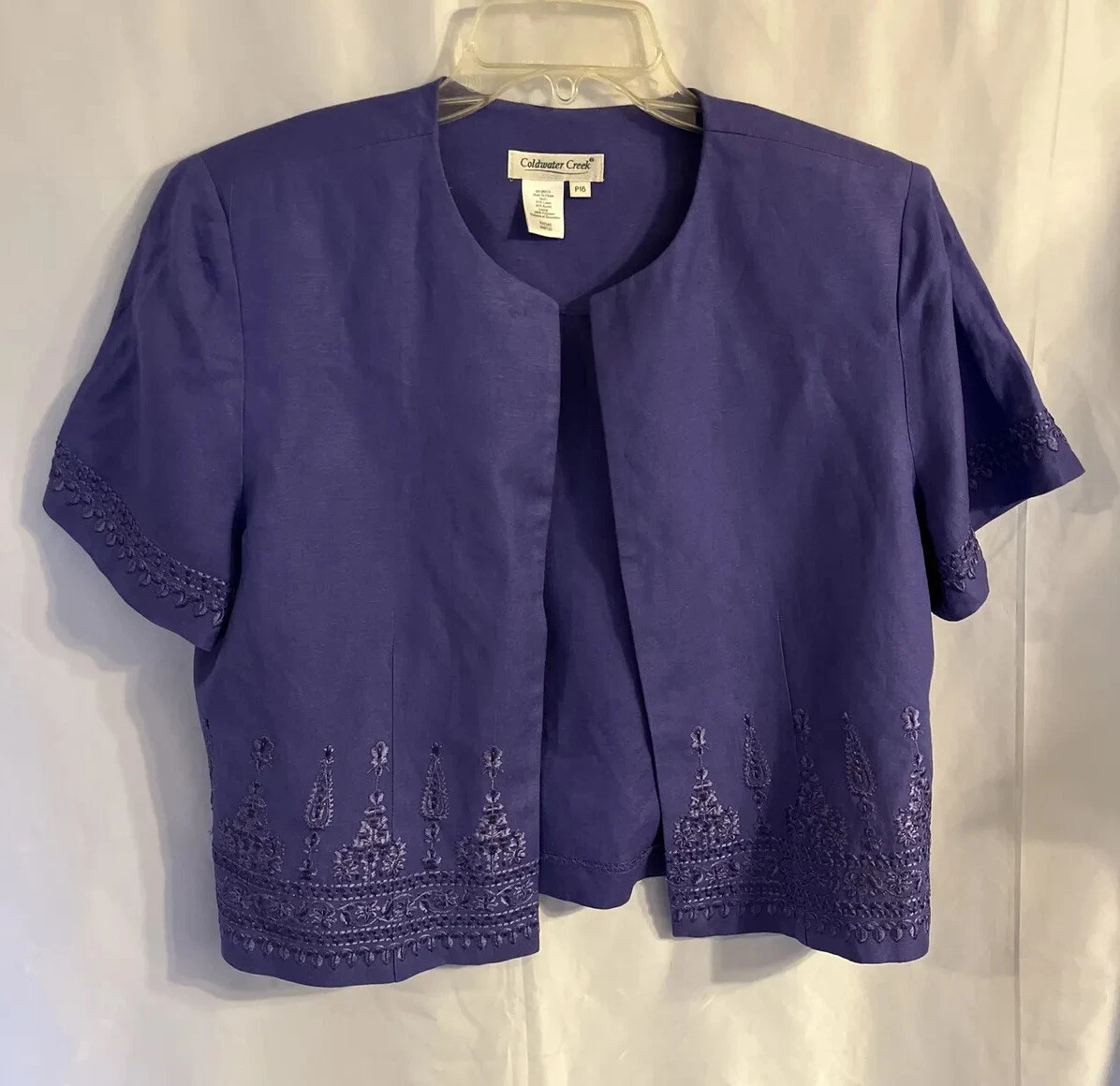 Coldwater creek hotsell linen jacket