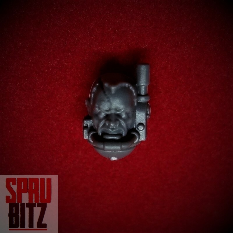Ravenwing Command Squad Biker Head Flesh Warhammer 40,000 Space Marine bitz A979