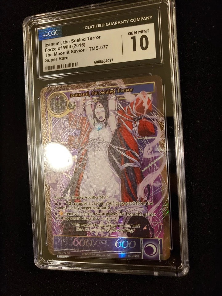 Izanami, the Sealed terror CGC 10 gem mint Force of Will aheago not psa/bgs - Image 3 of 4