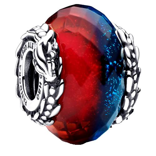 新品未使用！Pandora⭐︎ゲームオブスローンズ　アイスアンドファイアチャーム Auth Pandora Game of Thrones Ice & Fire Dragons Dual Murano