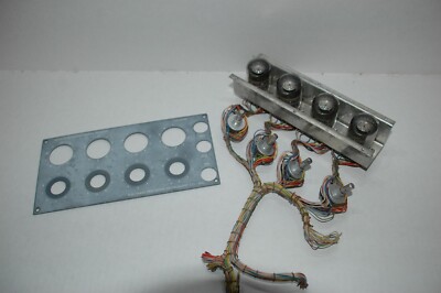 Vintage 4 Tube  8353 (Sylvania) Dekatron - Counting Tube Assembly (B2)
