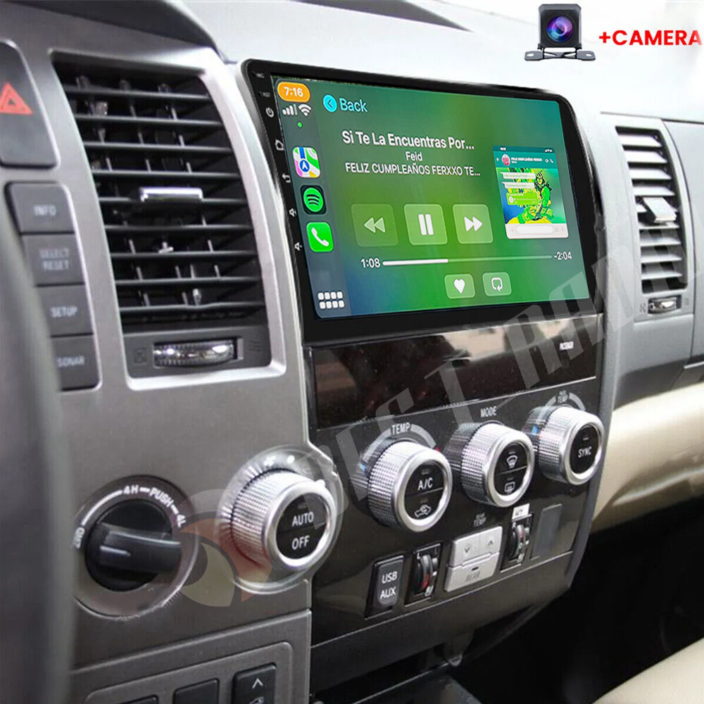 Apple Carplay Gps Navi Car Stereo Radio For Toyota Tundra 2007-13 Sequoia 08-19