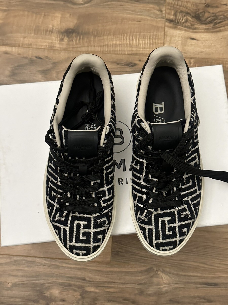 スニーカー Balmain B COURT MONOGRAM JACQUARD & RUBBERIZED LEATHER s-l1200.jpg