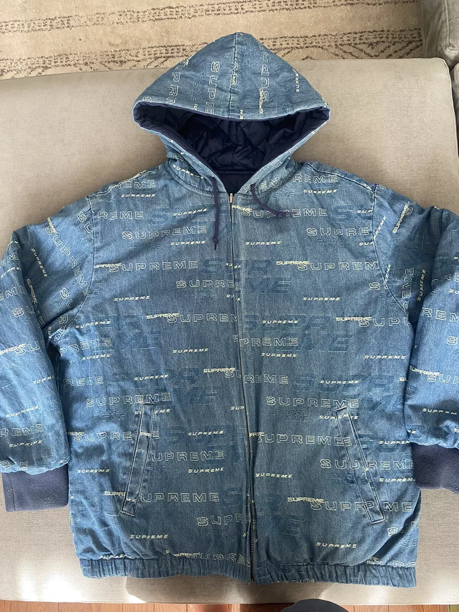 Supreme FW19 “Reversible dimensions logo work jacket” size XL