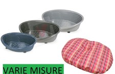 CUCCIA DA INTERNO ESTERNO LETTINO CANE GATTO APERTA CON CUSCINO VARIE MISURE