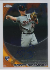 2010 Topps Chrome Rookie Autographs #175 Scott Sizemore Auto - NM